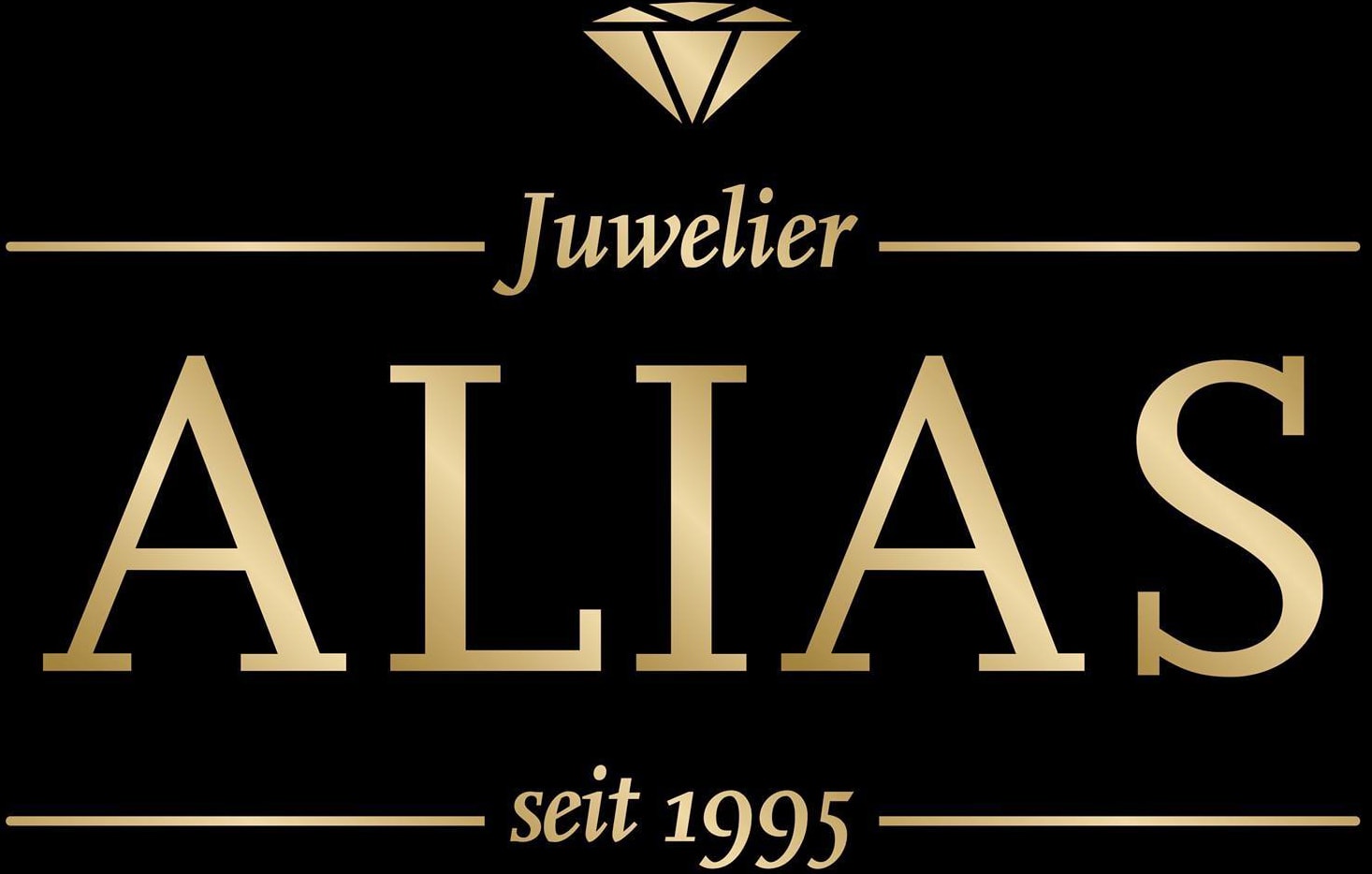 „Juwelier Alias“-Logo, zur Startseite